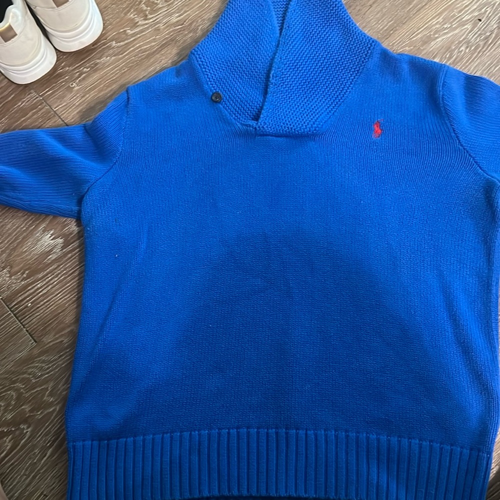Polo Electric Blue Sweater